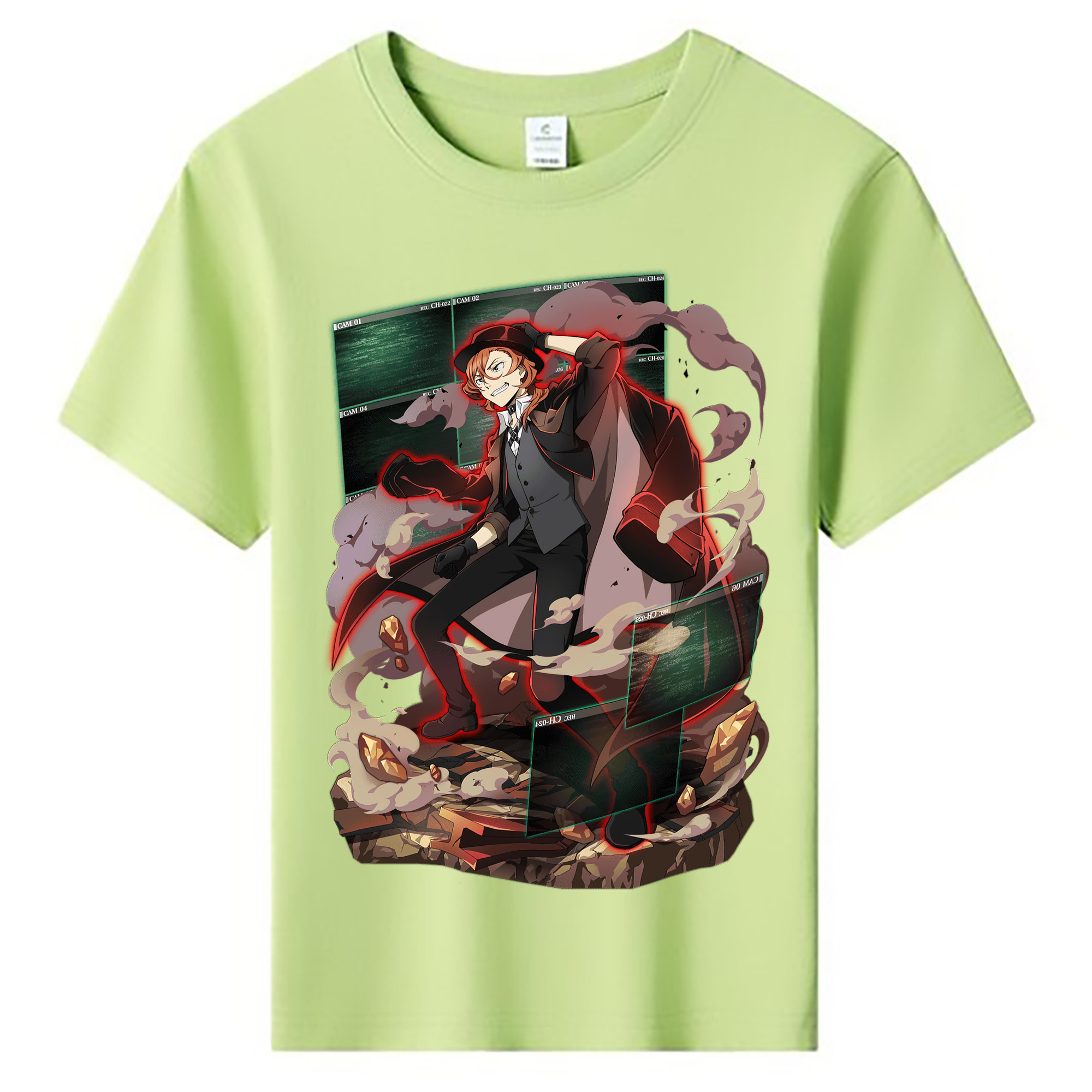 （画像用） 文豪ストレイドッグス Bungo Stray Dogs 綿100％キッズTシャツ（フロントプリント）